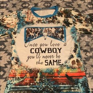 Kids Cowboy Graphic T-Shirt